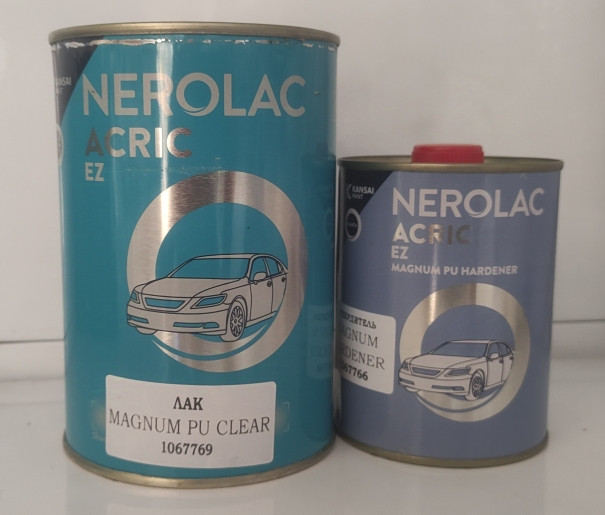 Лак ACRIC EZ MAGNUM CLEAR 1л+0.5 отв