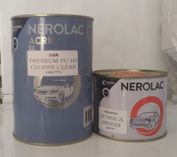 Лак ACRIC EZ PREMIUM RU GLOSSY CLEAR 1л+0.5 отв